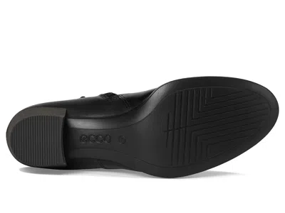 Ecco Shape Stack Heel Bootie In Black