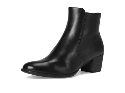 Ecco Shape Stack Heel Bootie In Black