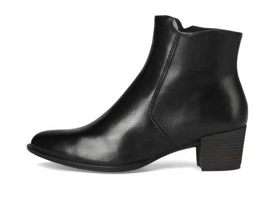 Ecco Shape Stack Heel Bootie In Black