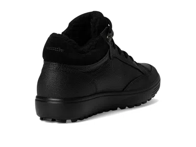 Ecco Soft 7 Warm-lined Gore-tex Chukka In Black