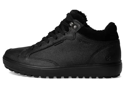 Ecco Soft 7 Warm-lined Gore-tex Chukka In Black