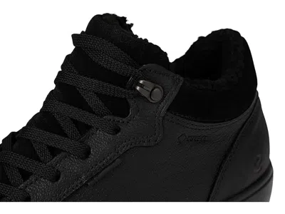 Ecco Soft 7 Warm-lined Gore-tex Chukka In Black