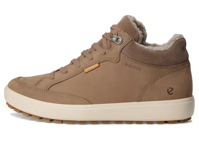 Ecco Soft 7 Warm-lined Gore-tex Chukka In Brown