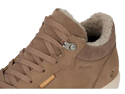 Ecco Soft 7 Warm-lined Gore-tex Chukka In Brown