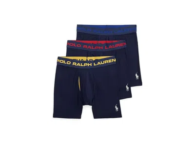 Polo Ralph Lauren Perfect Pouch Boxer Brief 3-pack In Cruise Navy ...