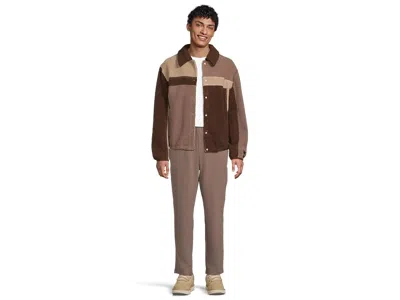 Ugg Lachlan Fluff Jacket In Brown