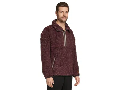 Ugg Braid Confetti Half Zip In Brown