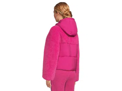 Ugg Mykah Braid Puffer Jacket In Pink