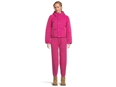 Ugg Mykah Braid Puffer Jacket In Pink
