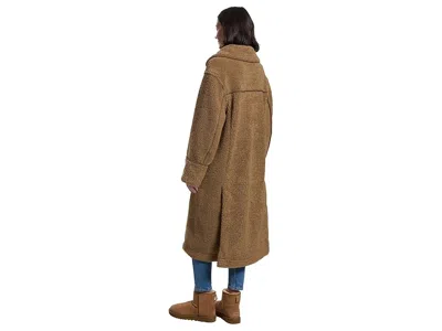 Ugg Sema Fluff Coat In Brown