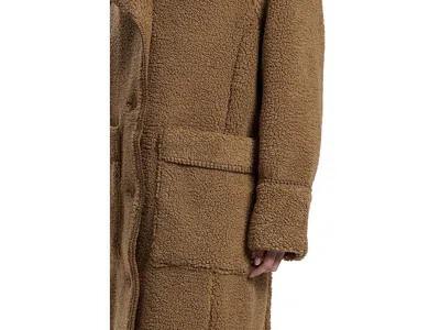 Ugg Sema Fluff Coat In Brown