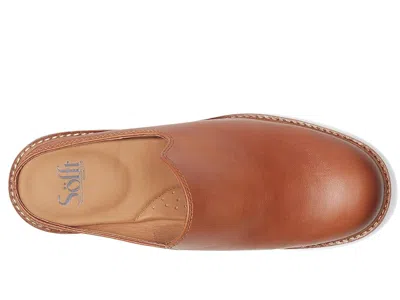 Söfft Trinity Leather Mule In Brown