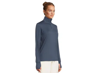 Craft Flow Quarter Zip Pullover In Blue