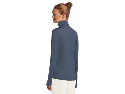 Craft Flow Quarter Zip Pullover In Blue