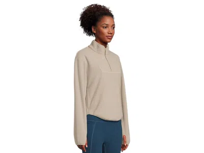 Craft Join High Pile Fleece Half Zip Pullover In Neutral