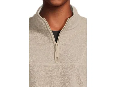 Craft Join High Pile Fleece Half Zip Pullover In Neutral
