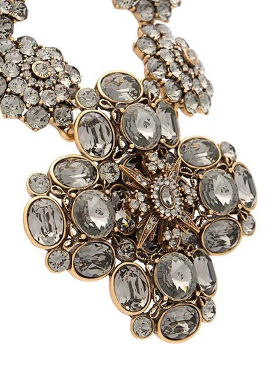 Shop Oscar De La Renta Bold Jeweled Necklace