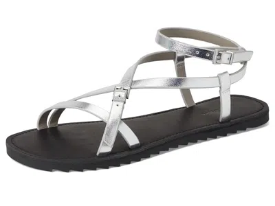 Allsaints Tyla Ankle Strap Sandal In Silver