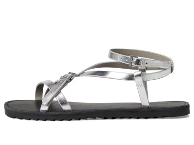 Allsaints Tyla Ankle Strap Sandal In Silver