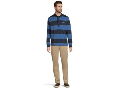L.l.bean Bean's Vintage Soft Rugby Stripe In Blue