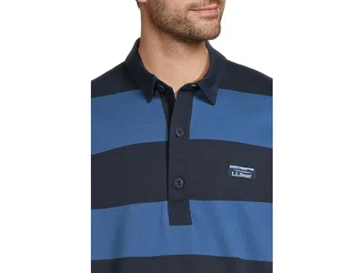 L.l.bean Bean's Vintage Soft Rugby Stripe In Blue