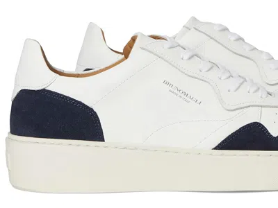 Bruno Magli Dezi Leather Sneaker In White