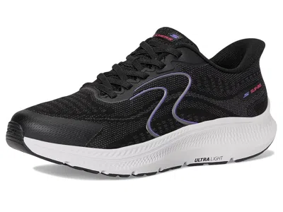 Skechers Hands Free Slip-ins Go Run Consistent 2.0 Lockhart Womens Running Shoes In Black