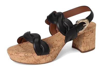 Aerosoles Camea Leather Heeled Sandal In Multi