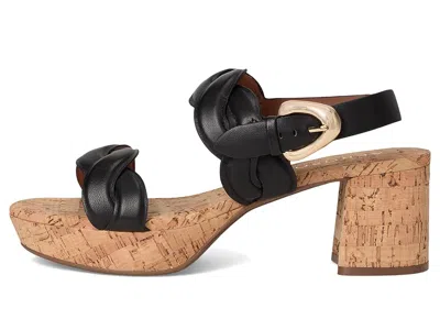 Aerosoles Camea Leather Heeled Sandal In Multi