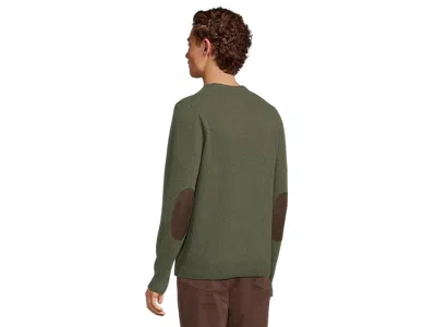 Barbour Essential Patch Crew In Green