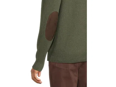 Barbour Essential Patch Crew In Green