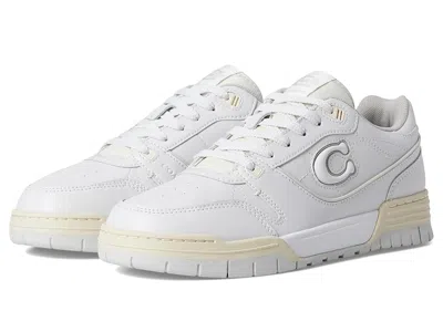 Coach New York White Synthetic Leather Soho Sneakers In Multi