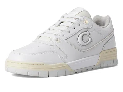 Coach New York White Synthetic Leather Soho Sneakers In Multi