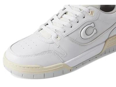 Coach New York White Synthetic Leather Soho Sneakers In Multi