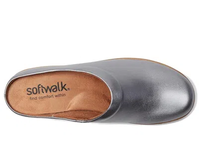 Softwalk Madison Clog In Silver
