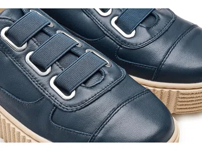 Trotters Bliss Platform Sneaker In Blue