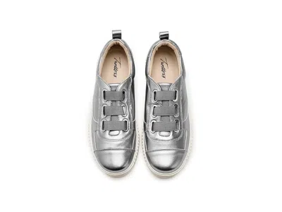 Trotters Bliss Platform Sneaker In Gray