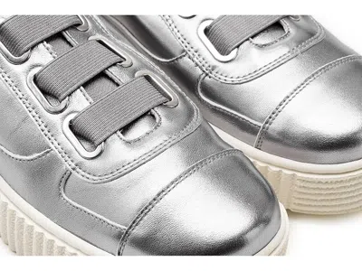 Trotters Bliss Platform Sneaker In Gray
