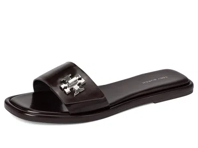 Tory Burch Turnlock Slide In Brown