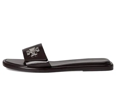 Tory Burch Turnlock Slide In Brown
