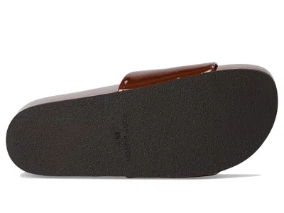Tory Burch Patos Platform Slide Sandal In Burgundy