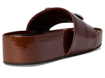 Tory Burch Patos Platform Slide Sandal In Burgundy