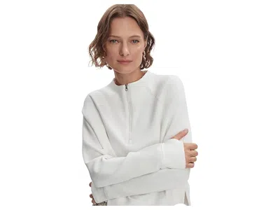 Varley Ebba Midlayer Half Zip In White