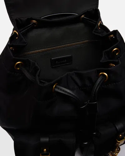 Pinko - Medium Nylon Backpack In Black