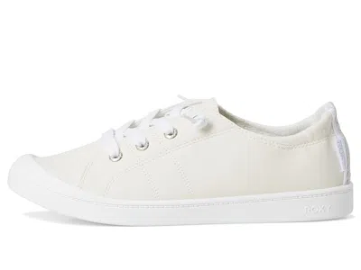 Roxy Wide Width Bayshore Plus Slipon Sneaker In White