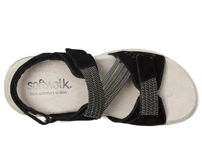 Softwalk Oahu Sandal In Black