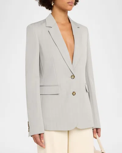 Stella Mccartney Single-breasted Regular Jacket In Gray