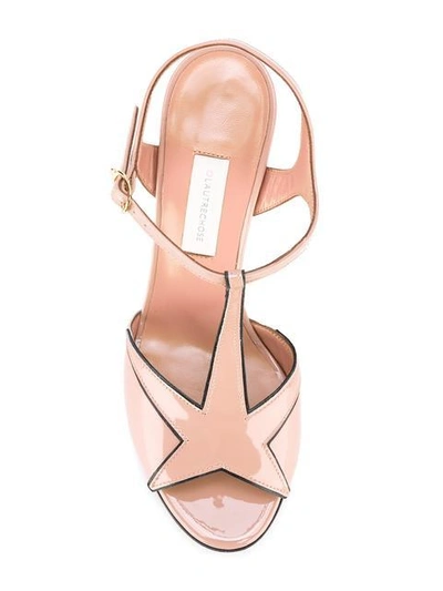 Shop L'autre Chose T-bar Sandals - Pink
