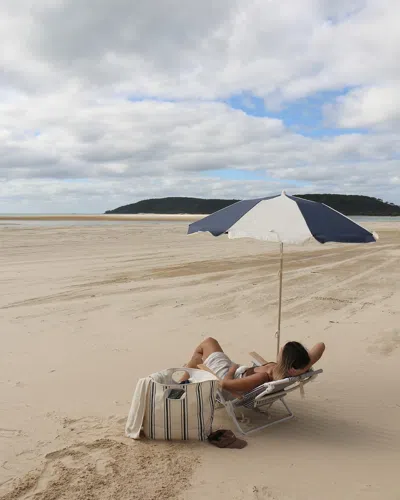 Sunnylife Compact Beach Umbrella In Red