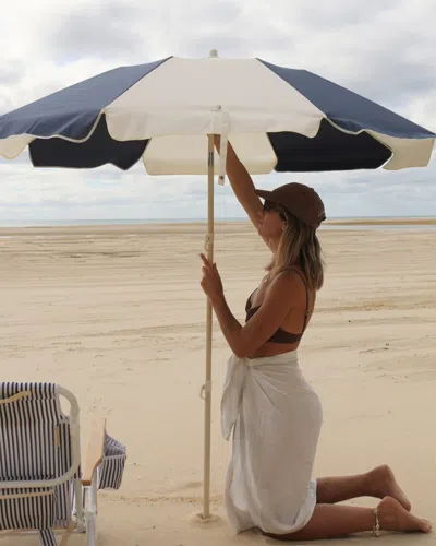 Sunnylife Compact Beach Umbrella In Red